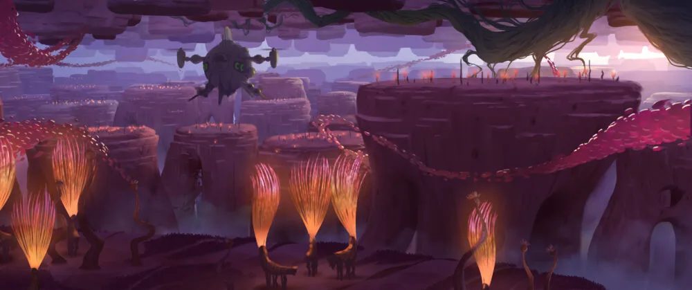 Strange World concept art by Ryan Lang