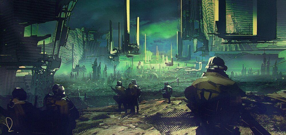 2150 - Earth concept by Marcin Rubinkowski