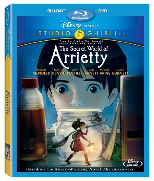 The Secret World of Arrietty DVD/Blu-ray combo pack The Secret World of Arrietty DVD/Blu-ray combo pack