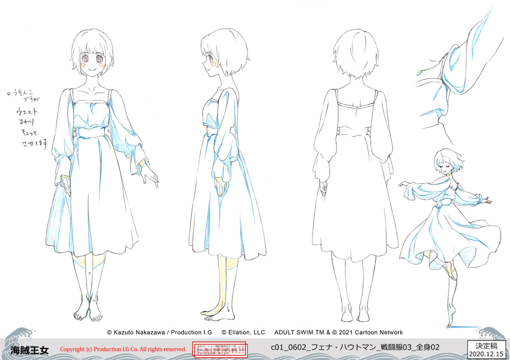 Fena character designs