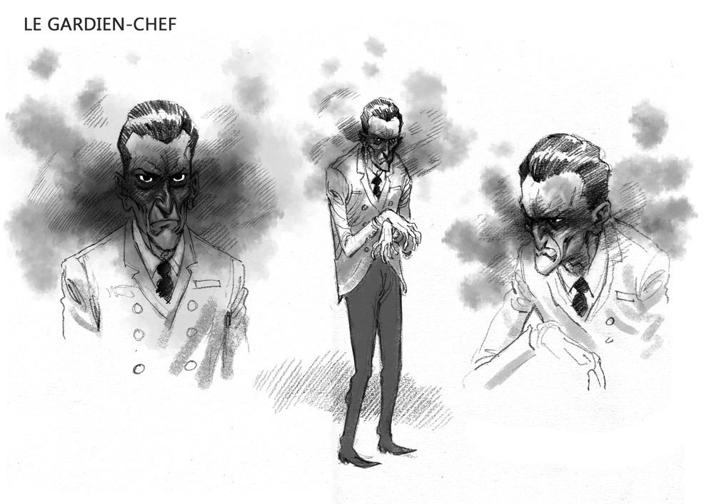 Jailbirds, Chief-Warden character art