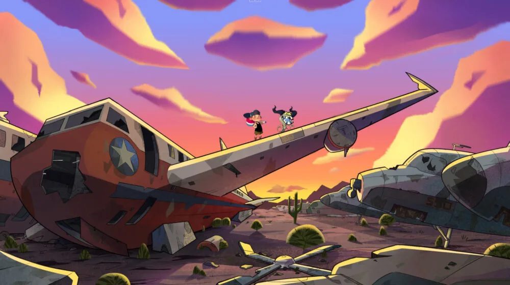 The Go-Go Brothers - Airplane Graveyard style frame