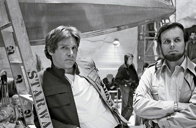 Gary Kurtz with Harrison Ford