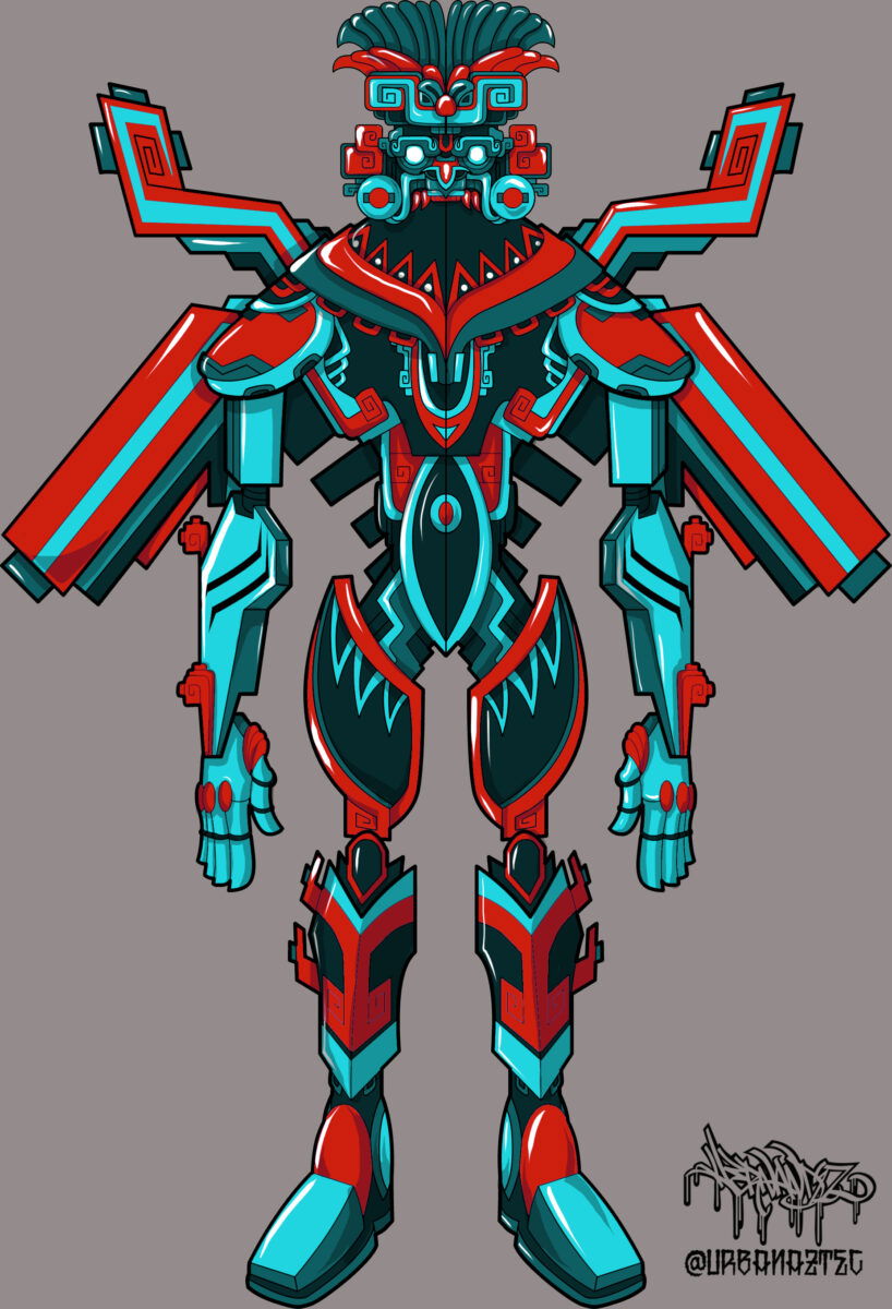 Urban Aztec ‘Legend of Luchasatsu’ design