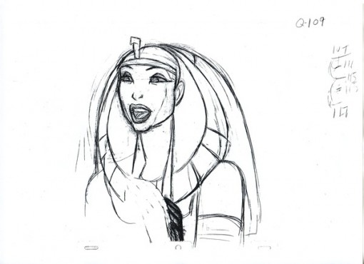 The Queen from Prince of Egypt Rough Sketch The Queen from Prince of Egypt Rough Sketch