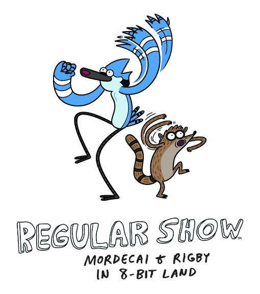 Regular Show: Mordecai and Rigby In 8-Bit Land