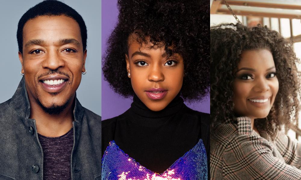 Russel Hornsby, Priah Ferguson, and Yvette Nicole Brown
