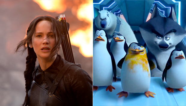 The Hunger Games: Mockingjay - Part 1 / Penguins of Madagascar