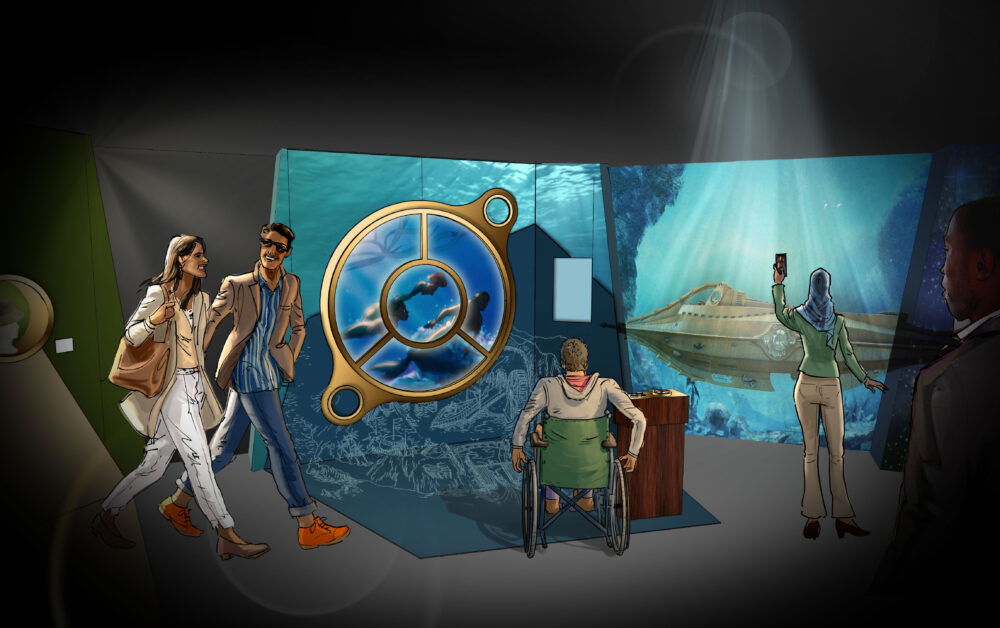 The Nautilus Window ©Disney