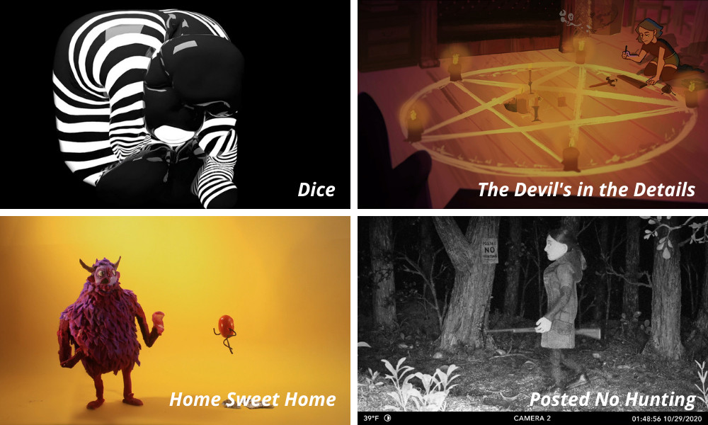 Animation Block Halloween Special 2021 winning films.