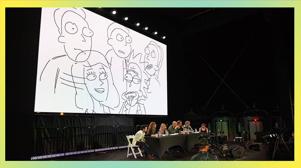 Rick and Morty panel