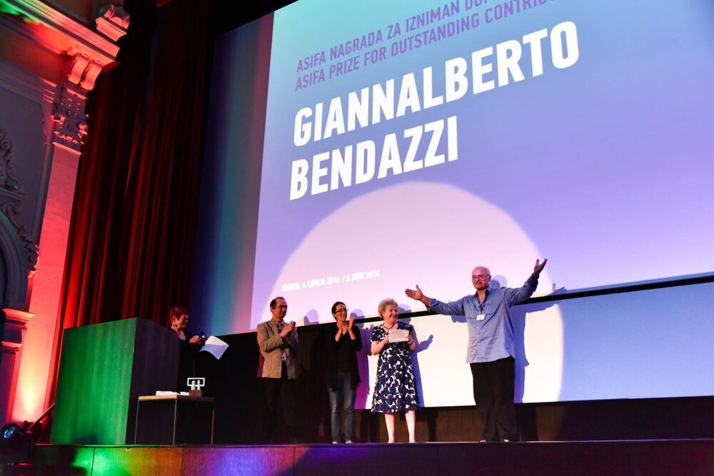 Bendazzi was honored with an ASIFA Prize for his life's work in animation in 2016.