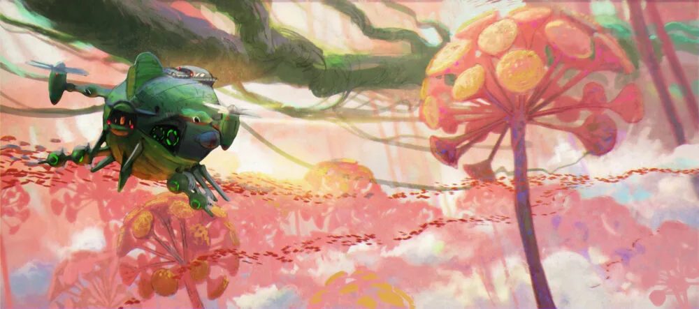 Strange World concept art by Mehrdad Isvandi