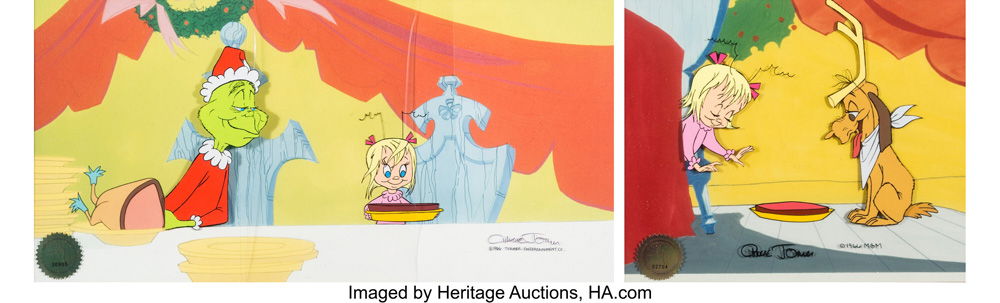 Dr. Seuss' How the Grinch Stole Christmas cels