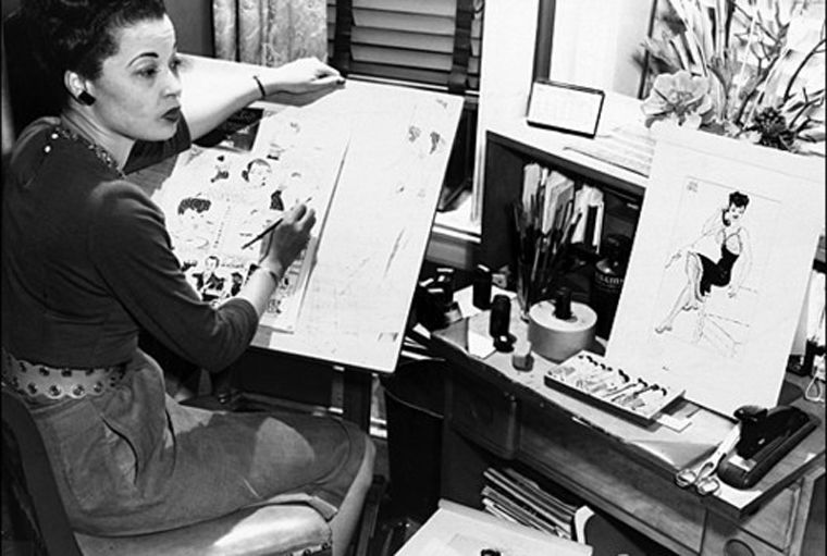 Eisner Hall of Fame inductee Jackie Ormes, c. 1940.