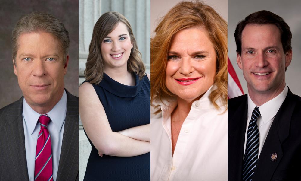L-R: Major Garrett, Sarah McBride, Jennifer Palimieri and Rep. Jim Himes