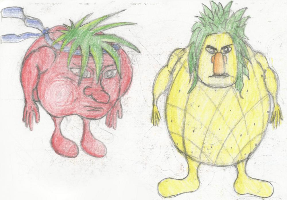Manuel Lopez fruit drawing