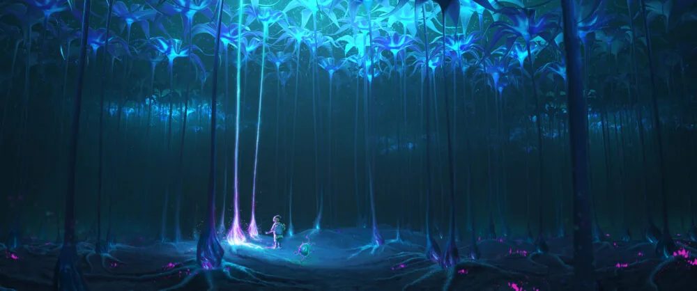 Strange World concept art by Larry Wu