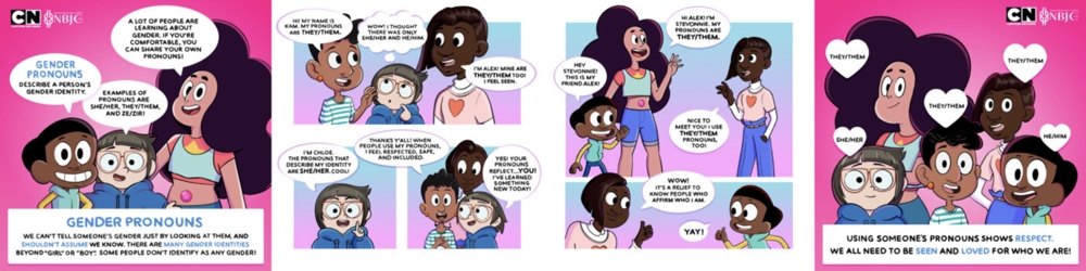National Black Justice Coalition & Cartoon Network Gender Identity Comic