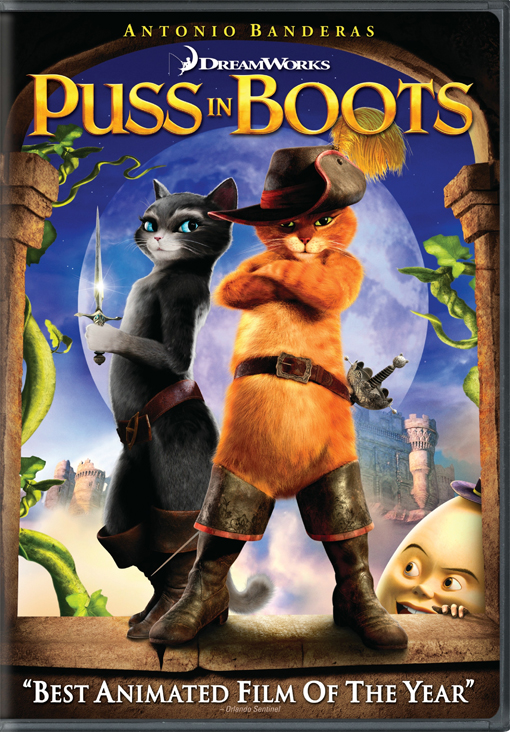 Puss In Boots DVD/Blu-ray Puss In Boots DVD/Blu-ray