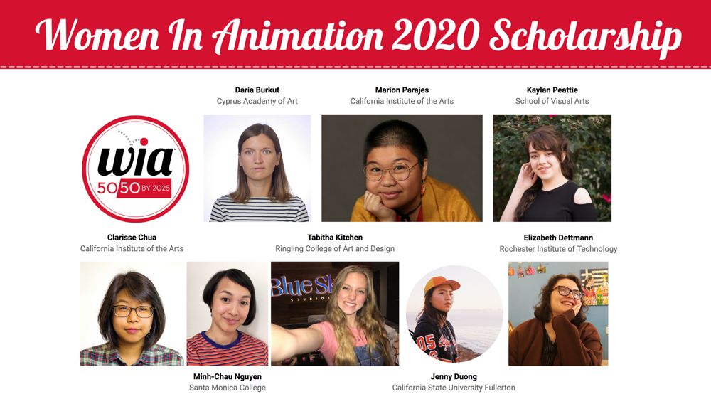 Women in Animation 2020 Scholarship