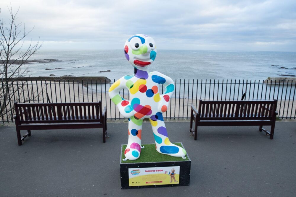 Morph Code statue